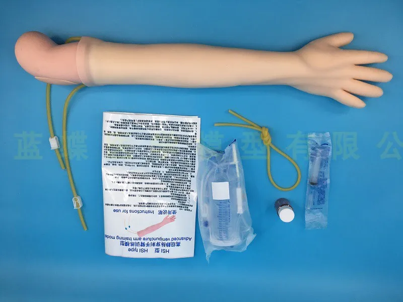 Human Venous Puncture Infusion Intramuscular Injection Training Arm  Nurse Blood Drawing Model