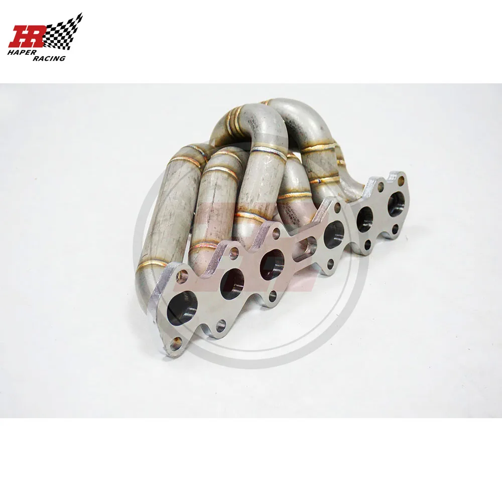 HAPER RACING SS304 3mm Thick schedule T4 2JZGTE 2JZ-GTE 2JZ GTE Equal Length T4 Turbo Manifold