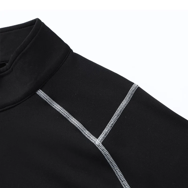 Winter Compression Sportswear Men's Fleece Fitness base layer kids outdoor Jogging suit Thermal Ski underwear 2 piece Tracksuit