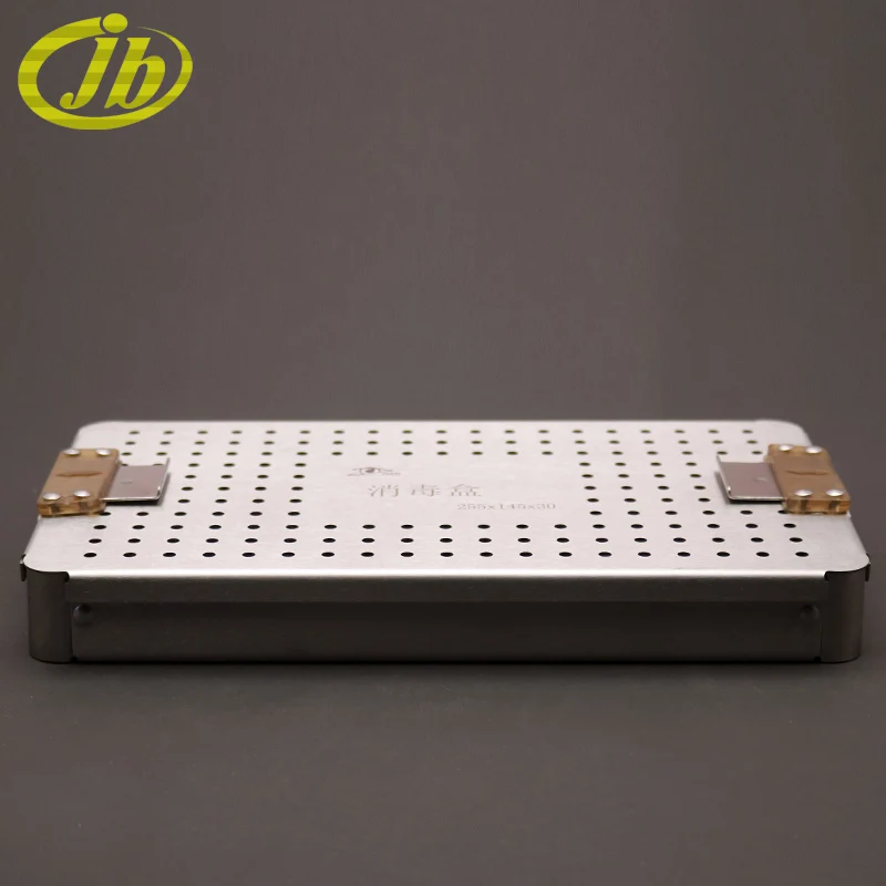 Sterilising trays stainless steel surgical operating instrument single-deck autoclave sterilization medical sterilization box