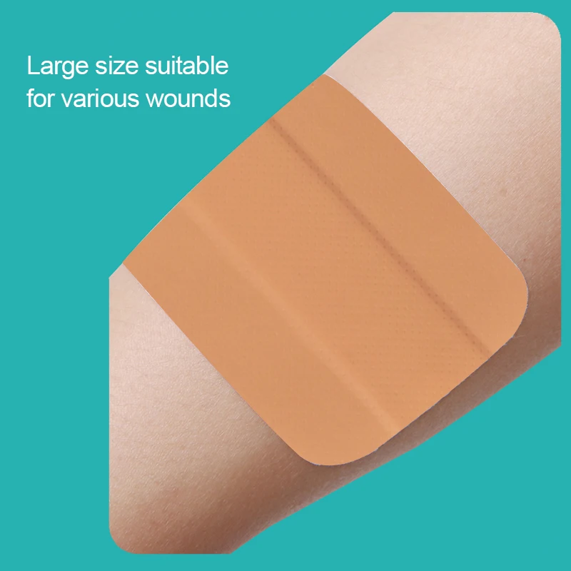 10pcs Breathable Large Medical Band Aid Bandage Adhesive Wound Dressing Outdoor Wound First Aid Wound Stickers Skin Care