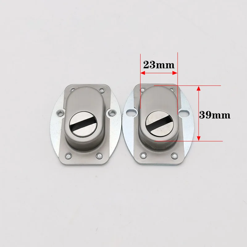 Universal Stainless Steel Anti-Theft Lock Cylinder Cap Lock Protector Key Hole Plug - Durable Security Accessory