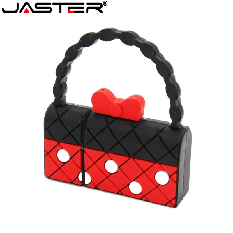 JASTER Mini Handbag usb flash drive purse pendrive 4GB 8GB 16GB 32GB 64GB U Disk USB 2.0 pendrive cute bags memory stick gifts