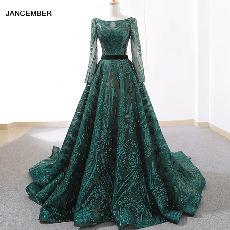 

RSM66691 green evening party dress long o-neck prom dress A-line navy blue mothers dress free shipping from real manufactory