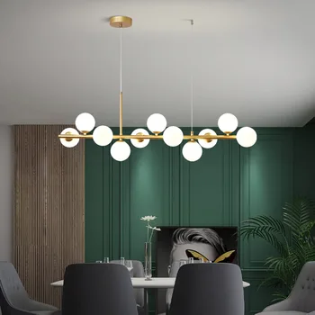 Gold Glass Ball Chandelier 1