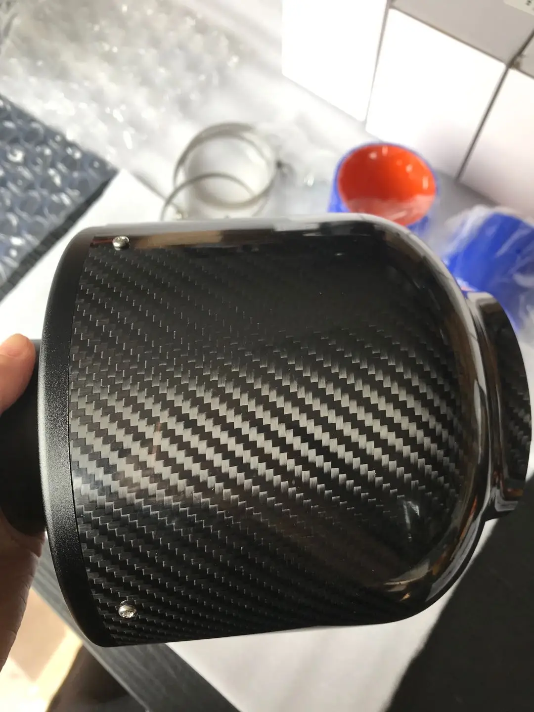 EDDY Intake System Air Intake Pipe & Carbon Fiber Air Filter for Porsche Cayenne 3.0T 2013 Car Accessories