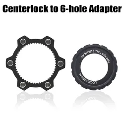 Centerlock to 6 hole adapter, central lock conversion, 6 brake disc holes, central lock for 6 bolts 142 to 148, 100 to 110