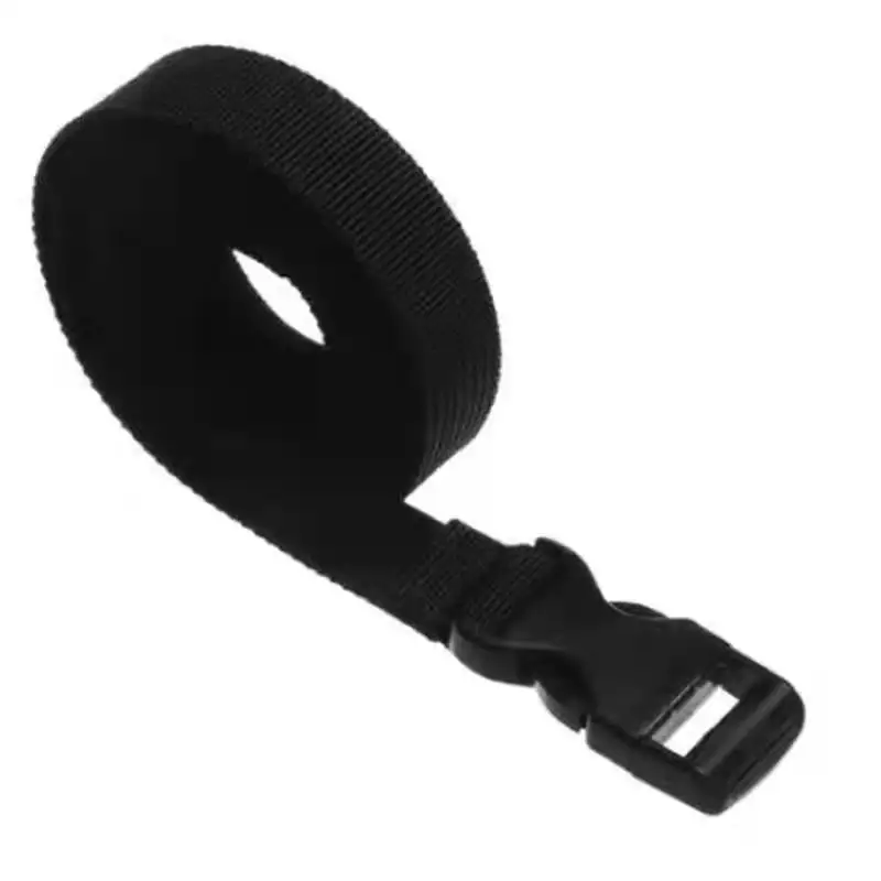 Black Durable Nylon 0.5~3M Travel Tied Cargo Tie Down Luggage Lash Belt Strap With Cam Buckle Travel Kits Outdoor Camping Tool