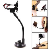 2021 New Phone Holder Suction Cup Rotatable Mobile Phone Holder Clamp Stand Bracket for Guitar Bass
