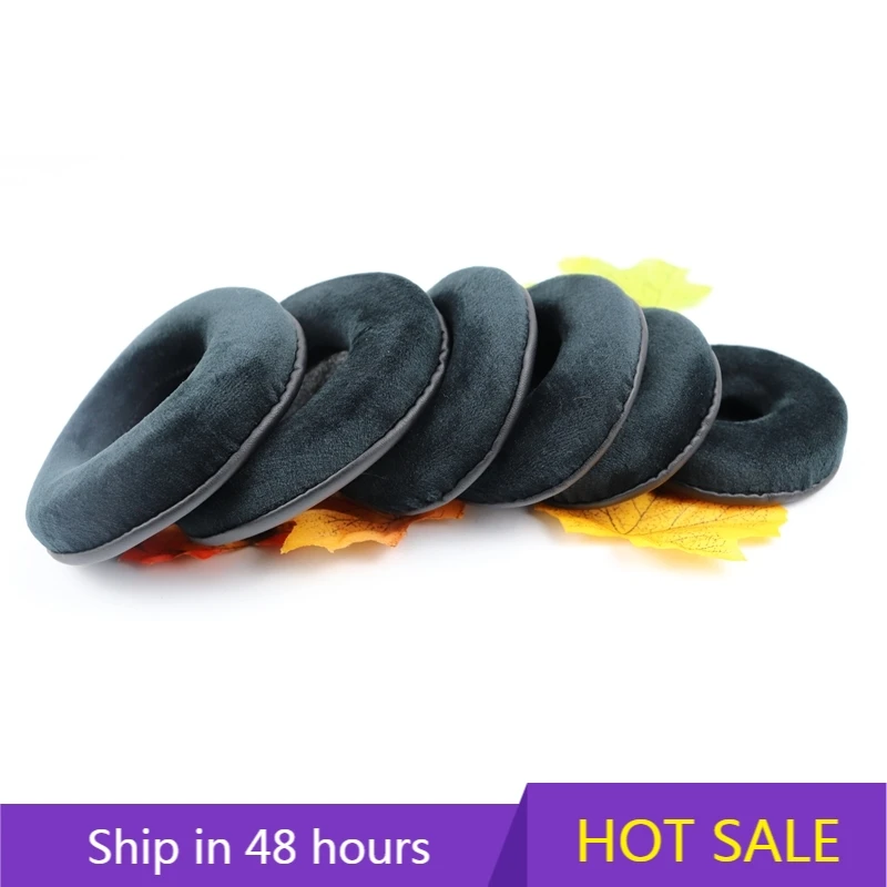 Zachte Fluwelen Earpad 50Mm-110Mm Foam Ear Pads 70Mm 100Mm Kussens Voor Sony Voor Akg voor Sennheiser Voor Ath Voor Philips Hoofdtelefoon