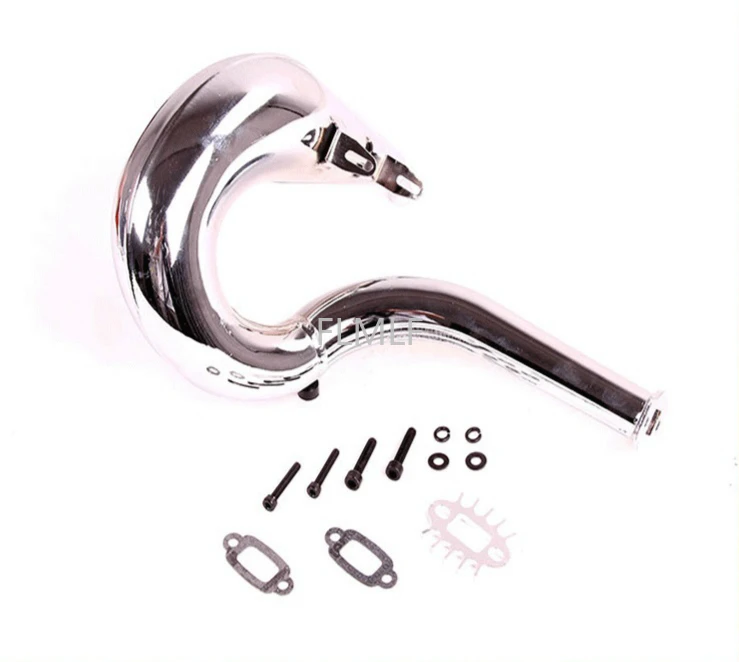 

Alloy Exhuast Tuned Pipe Muffler Silencer for 1/5 HPI ROVAN ROFUN KM BAJA 5B 5T 5SC Buggy 2.0 Rc Car Parts