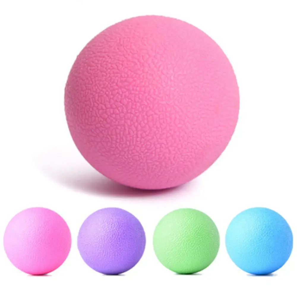 Yoga Hockey Fascial Massage Ball, TPE Peanut, Fitness Ball for Foot Back, Arm Muscle Relax, Stress Relief, Home Exercise Workout