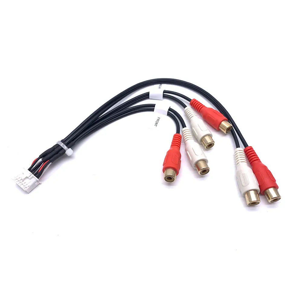 14 Pin 6 RCA For Kenwood CD Output Wire Harness Subwoofer Cable Adapter Wiring Connector Kenwood  Radio Car DVD CD Accessories