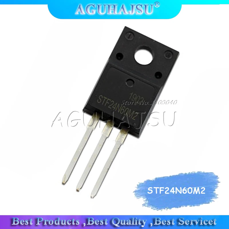 5pcs STF24N60M2 TO-220F 24N60M2 TO220F 24N60C3 STF24N60 24N60 24A 600V TO-220