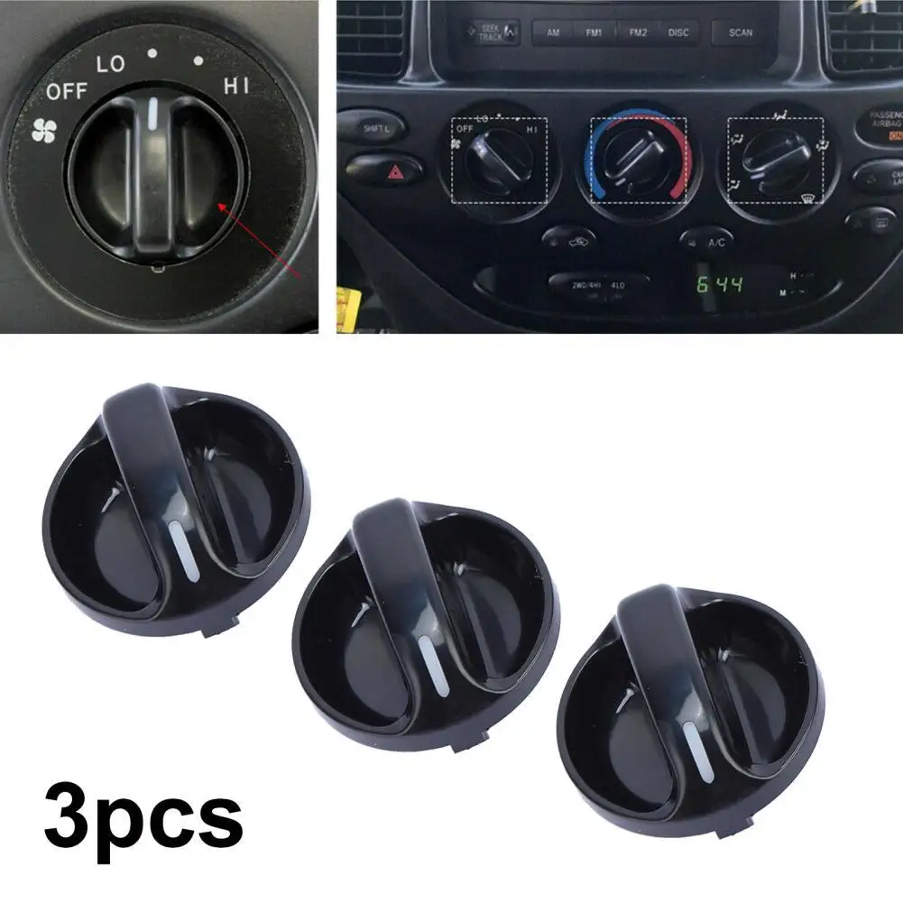 3pcs Perfect Match AC Compact Air Conditioning Heat Control Knob 55905 0C010 for