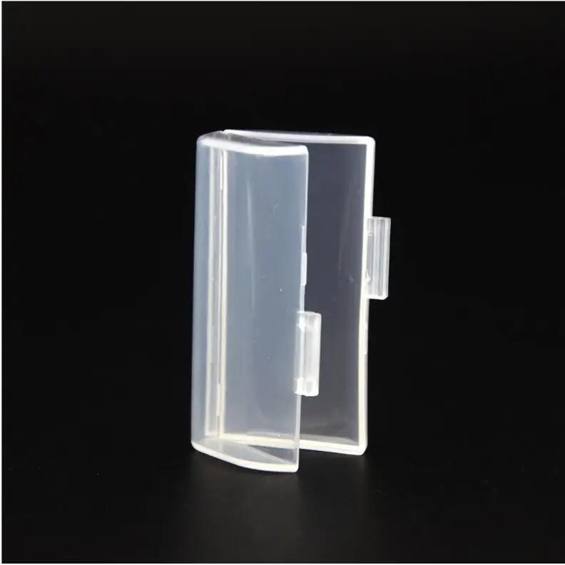 البلاستيك 2X1.5 فولت AAA بطارية حامل حقيبة للتخزين 2 فتحات AAA 3A 3 فولت بطاريات صندوق حامل غطاء شفاف