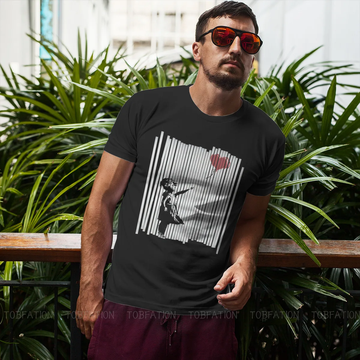 I Fixed It Shredded Balloon Girl Essential Banksy Graffiti Wall Art Tshirt Graphic T shirt Tops Homme Pure Cotton Oversized