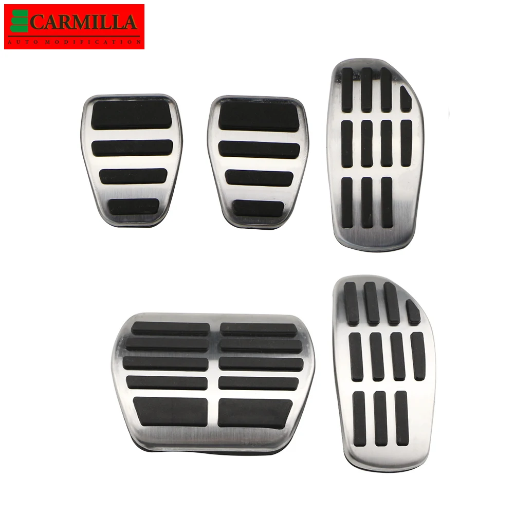 

Carmilla Stainless Steel Car Pedals for Nissan Micra K14 2017 2018 2019 2020 2021 AT MT Gas Brake Pedal Pads Cover