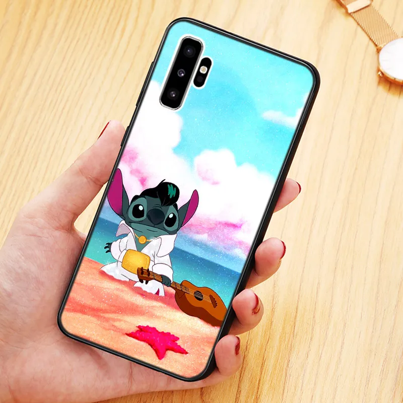 Lilo Stitch Cartoon For Samsung Galaxy Note 20 10 9 8 Plus Ultra Lite M31 M31S M10 M20 M02 M30 M40 Soft Phone Case