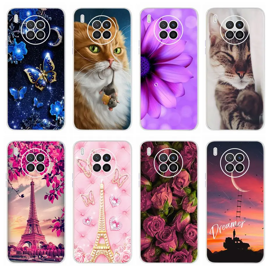 For Huawei Nova 8i Case 2021 New Fashion Silicone Soft TPU Phone Cover For Huawei Nova 8i Nova8i Phone Cases Honor 50 Lite Coque