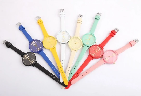 Luxury Wrist Watches Fashionable casual women Quartz Watch Small strap Big Dial Women Wathes  Ladies watch relogio feminino