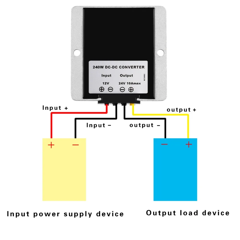 12V to 19V 24V 36V 48V 56V 3A 5A 10A Transformer Voltage Regulator DC DC Converter Step Up Boost Power Supply for Car LED Solar