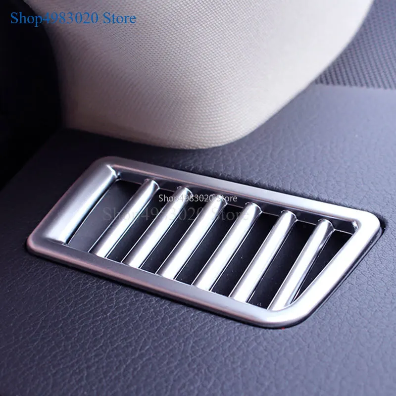 WELKINRY car auto cover styling For Lexus NX 2015 2016 ABS chrome front console air conditioning outlet air vent sticker trim