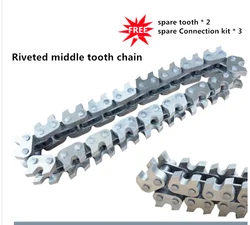 chain for Pneumatic Waste Stripper Carton Paper Stripping Machine corrugated cardboard cutting tool with double tooth one tooth