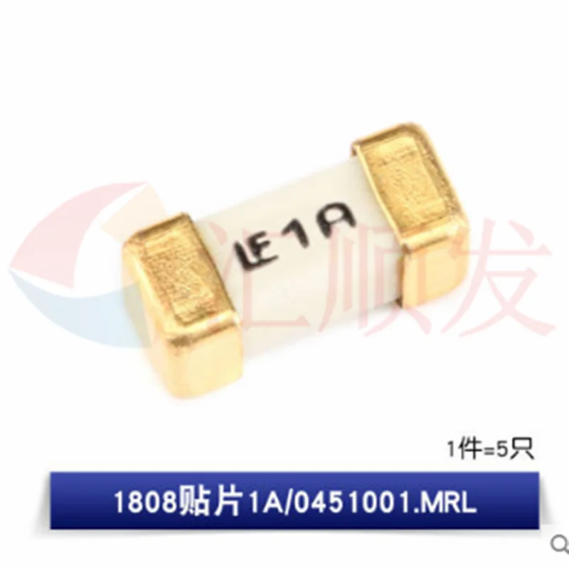 5 قطعة!!! 1808 SMD فتيل 0.5 1A 2 3 4 5A 10A 125V سريع المفعول الصمامات الصمامات حامل