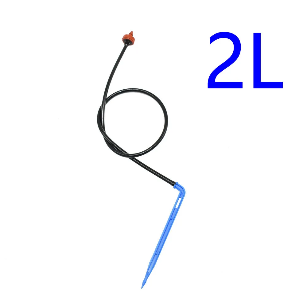 نظام الري السقوط للنباتات بوعاء الدفيئة مع سهم الكوع 1-Way 2/4/8 L/H مجموعات بواعث التنقيط المنقط #6