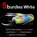 5 paquetes blancos