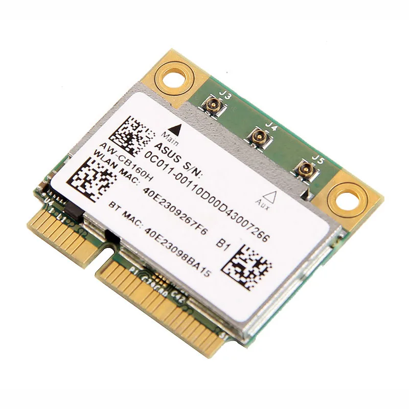 Azurewave AW-CB160H broadcom bcm94360hmb 802.11ac 1300mbps,ワイヤレスwifi,wlan,bluetooth 4.0,ミニpci-eカード20cm mhf4アンテナ