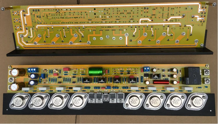 Reprint KRELL KSA100 80W*2 class A post amplifier board Gold sealed transistor