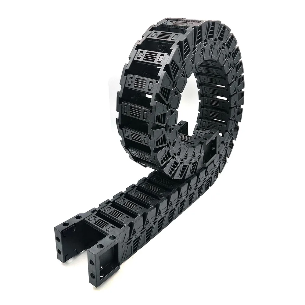 

1 Meter 40 Series High-Speed Mute Drag Chain Wire Carrier Cable Bridge Type Open Both Sides Plastic Transmission Hot Sales