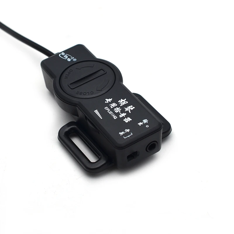 ENO HUQIN ERHU Micphone Transducer Pickup with Volume Control Black