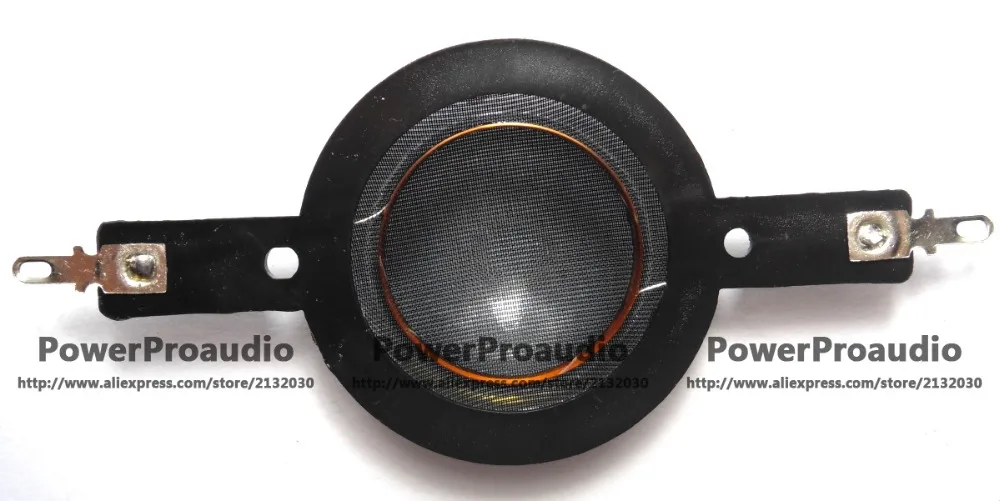 2 peças 25.4 (1 ") 25,5 mm bobina de voz de diafragma de cúpula de seda semi-transparente