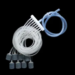 Air Splitter Valve Aquarium Fish Tank Air Pump Flow Splitter Distributor Bubble Stone Silicone Hoses For Air Pump Compressor