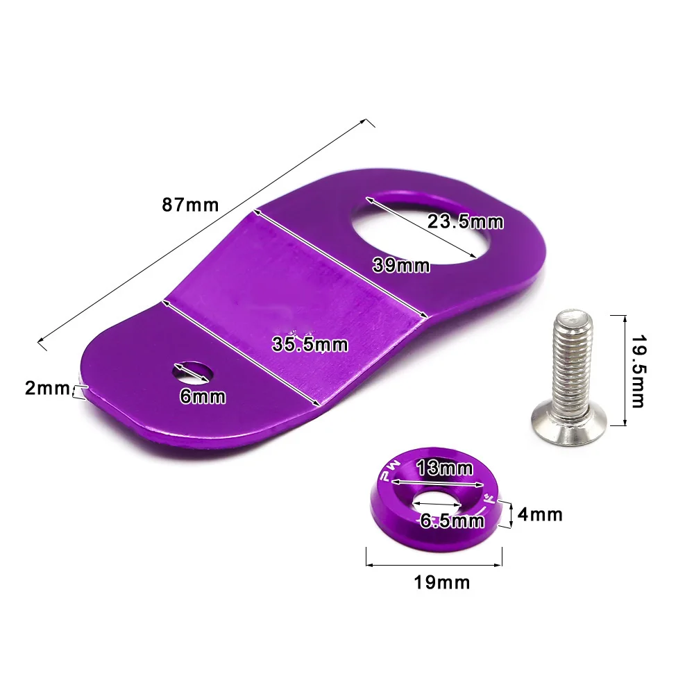 Racing Auto Refrigeration Aluminum Bracket Car Radiator Stay for Honda Civic EK 96-00 Car Radiator Stay Bracket