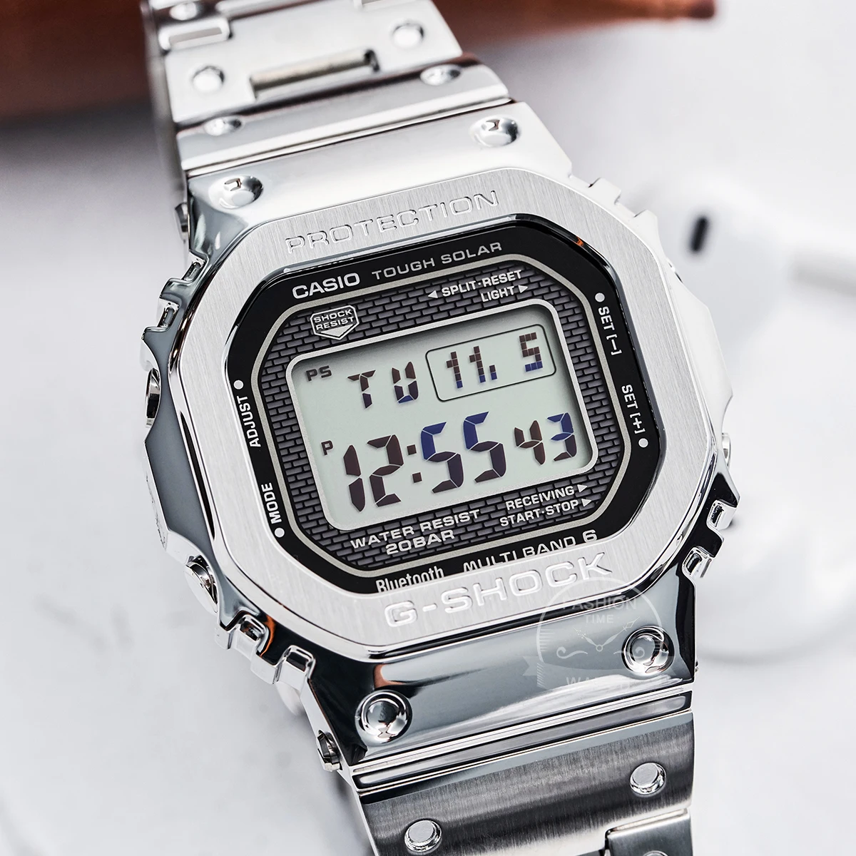 Casio スマートウォッチ男性gショックトップブランドの高級セット200メートル防水スポーツクォーツ時計ledデジタルミリタリーダイビング男性腕時計g-shockソーラーbluetoothラジオ制御腕時計 relogio masculino reloj hombre erkek kol