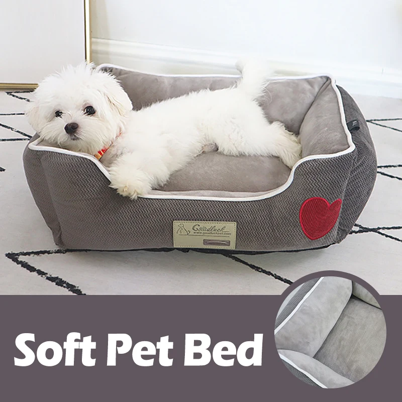 

Soft Dog Bed for Small Medium Dogs Cushion Breathable Bed for Puppy Chihuahua High Quality Basket Mat Dog Accessories Supplies