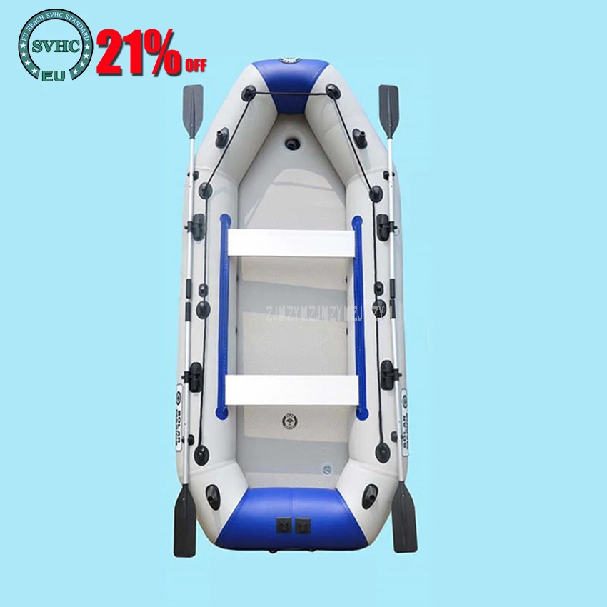 

8-10 Person PVC Inflatable Boat Raft River Dinghy Fishing Rowing Boat With Aluminum Oars Air Pump D3360 728kg Load Weight 0.9MM