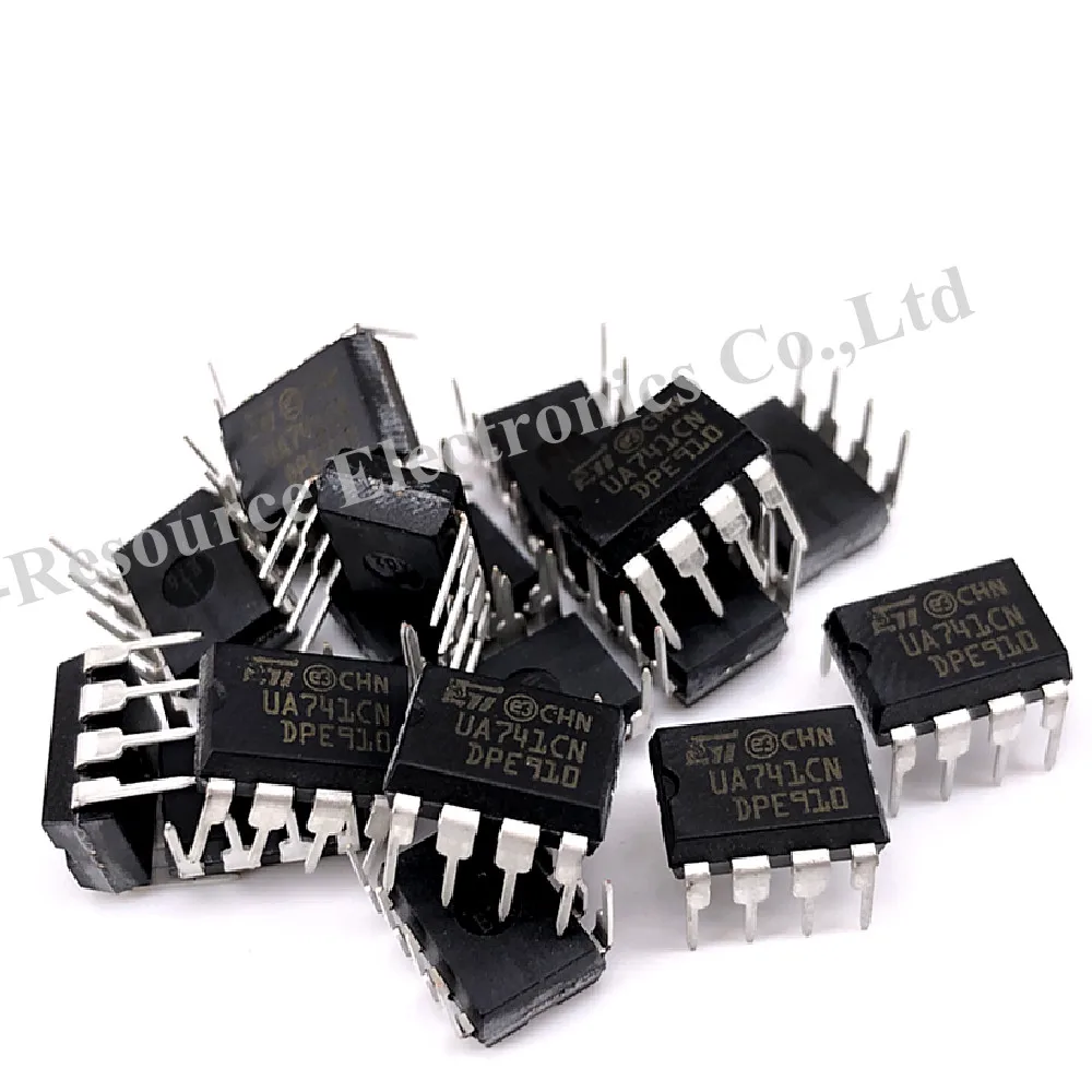 (10pcs) UA741CN DIP-8 UA741CA UA741CP UA741 DIP General-purpose single operational amplifier