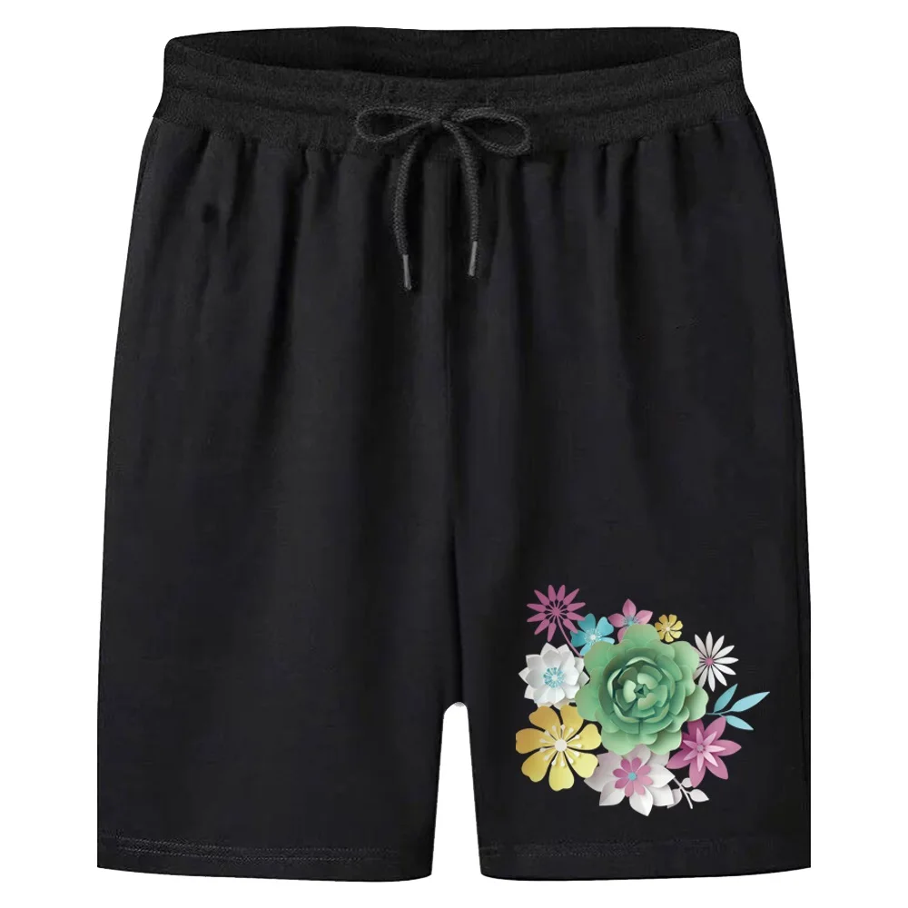 Men Shorts Summer Fashion Casual Boardshorts Comfortable Fitness Men Bodybuilding Breathable Summer Male Printing Shorts