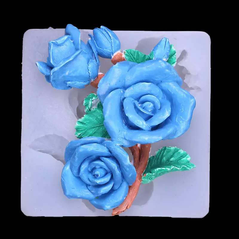 Rose Flower Silicone Mold DIY Handmade Accessories Resin Mold Jewelry Flower Mould