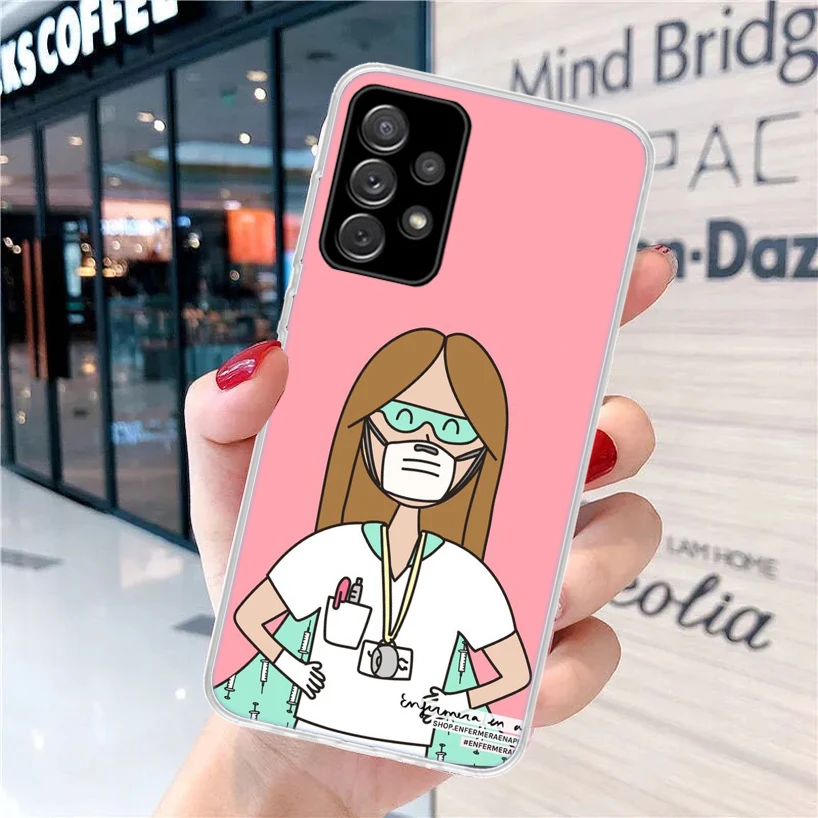 Funny Medicine Nurse Doctor For Samsung Galaxy A15 A14 A13 A12 A55 A54 A53 A52 Phone Case A32 A35 A34 A33 A25 A24 A23 A22 A04S A