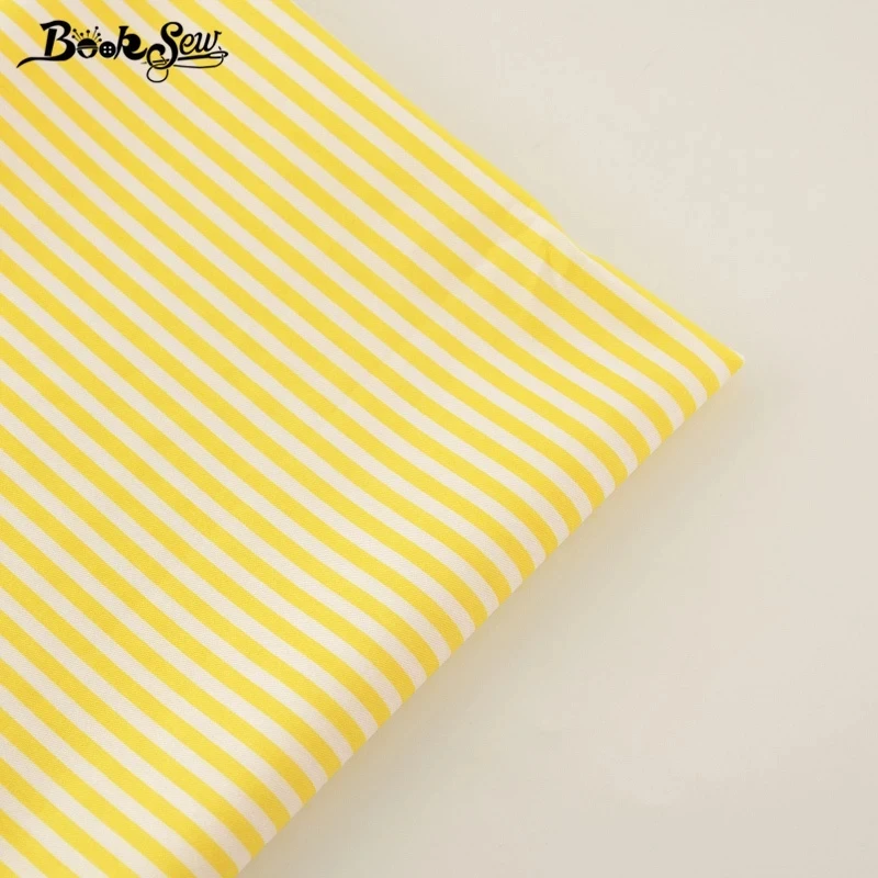 Black and White Stripes Design Cotton Fabrics Quilting DIY Doll\'s Sewing Cloth Booksew Dress Bedding Tecido Telas Scrapbooking