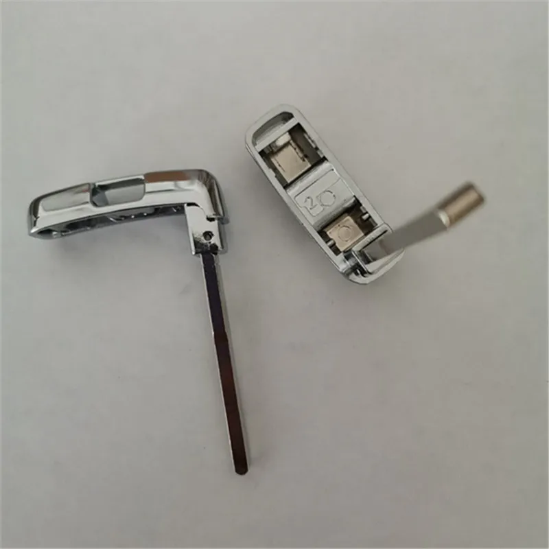 

10 шт., пустой сменный умный дистанционный ключ, лезвие для Land Rover Range Rover Evoque Sport Discovery, лезвие аварийного запасного ключа