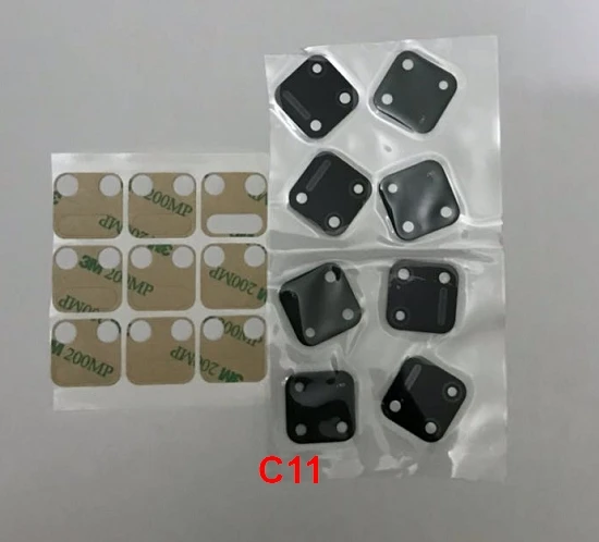 20Pcs New Back Rear Camera Glass Lens Cover With Sticker For Realme C11 C12 C15 C17 C1 C2 C3 XT X2 X50 6 Pro 7 7i