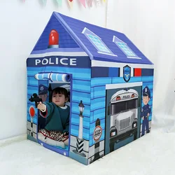 [Tml] 120*107Cm Indoor Game Room Kleurrijke Politie Kinderen Tent Kids Playhouse Princess Kasteel Speelhuis reizen Tent Outdoor Speelgoed