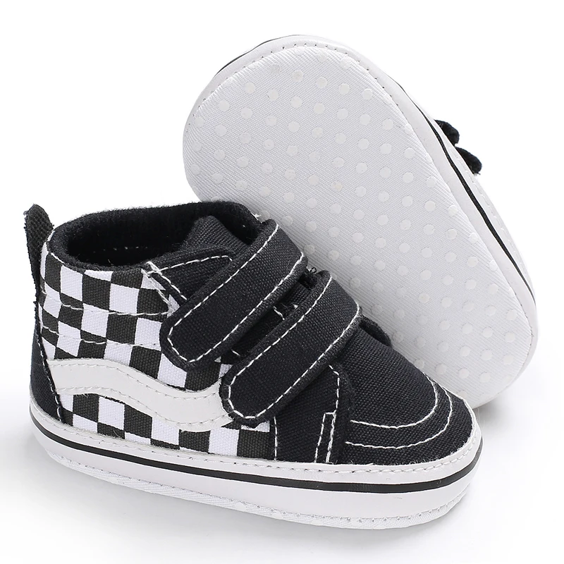 2025 neue Baby Leinwand Turnschuhe Anti-slip Weiche Plaid Baby Junge Mädchen Schuhe Neugeborene Erste Wanderer Infant Baby unisex Casual Schuhe – Detail 26